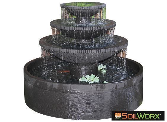 Aqua Falls Fountain - Grey